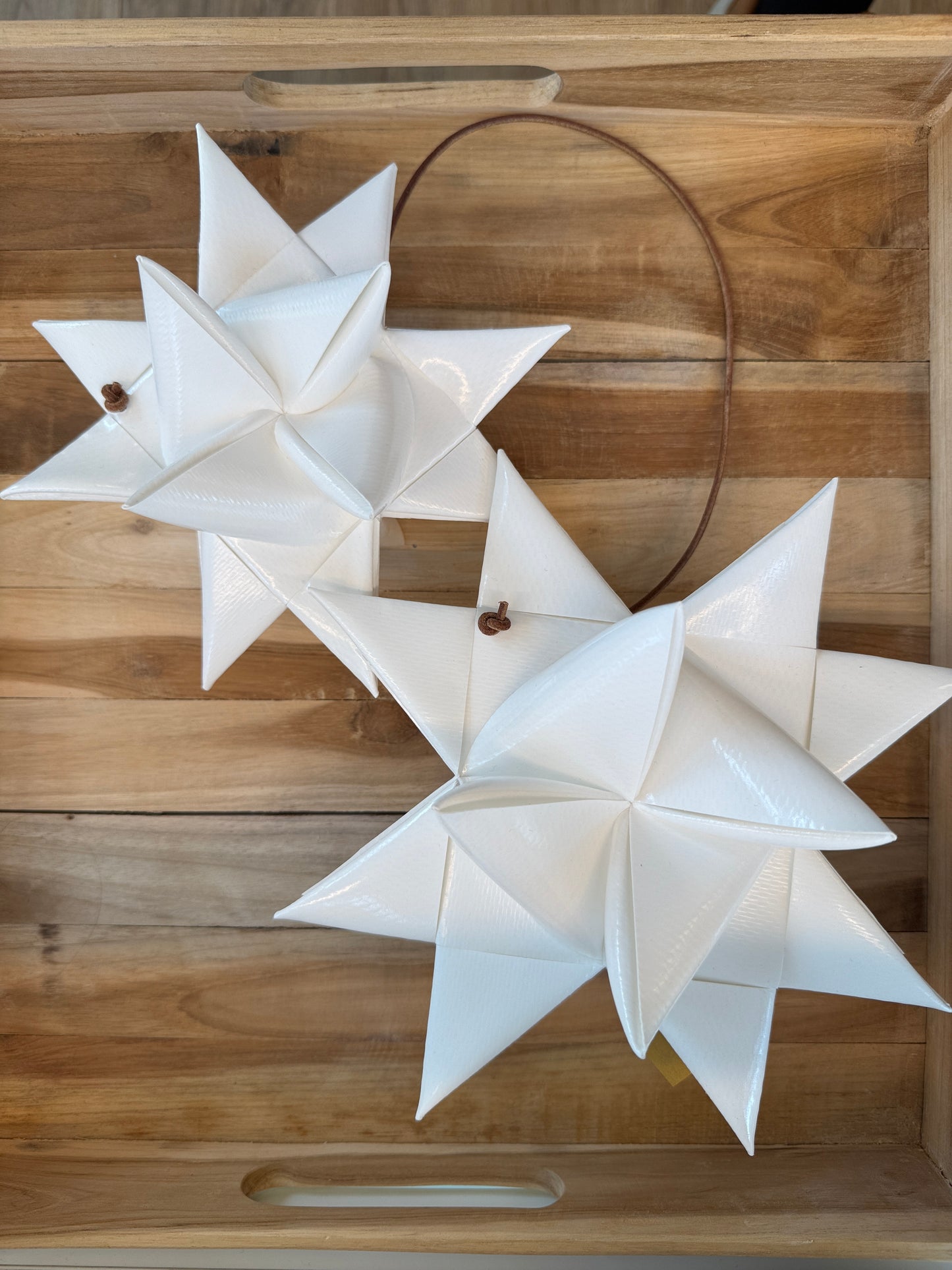 Stjernefabrikken 2 Sterne Outdoor Türdekoration weiß