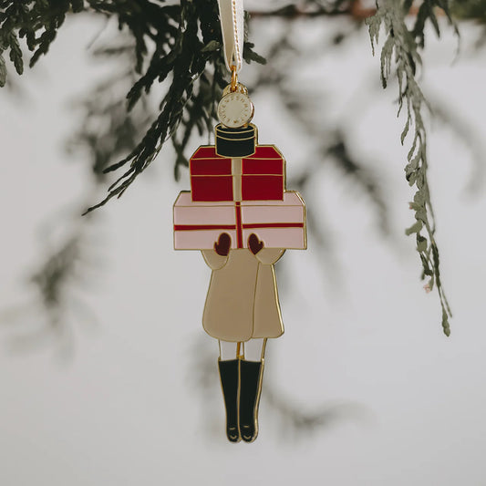 Eulenschnitt Baumschmuck / Geschenkanhänger, versch. Designs