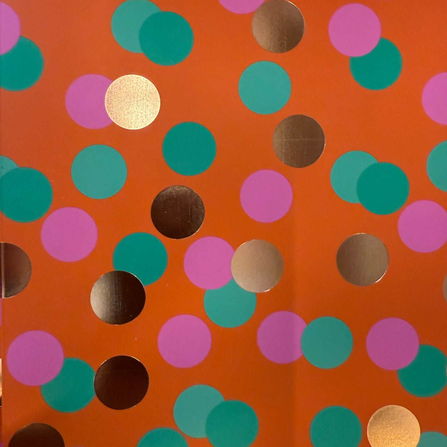 Kissenschachtel Geschenkverpackung KONFETTI ORANGE, verschiedene Größen