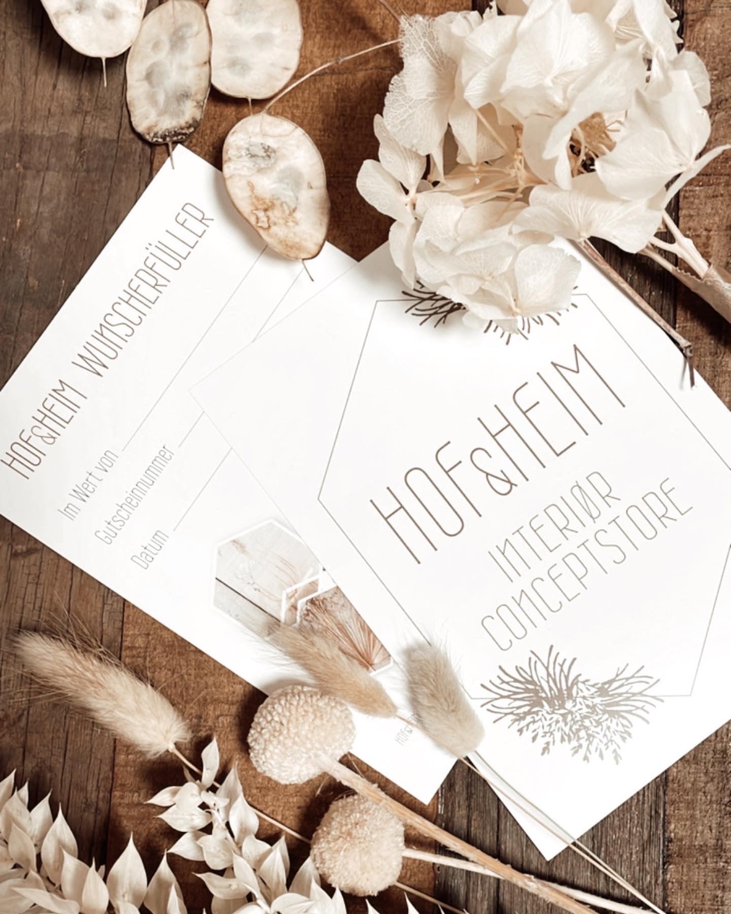 HOF&HEIM Interior Conceptstore Gutschein Onlineshop