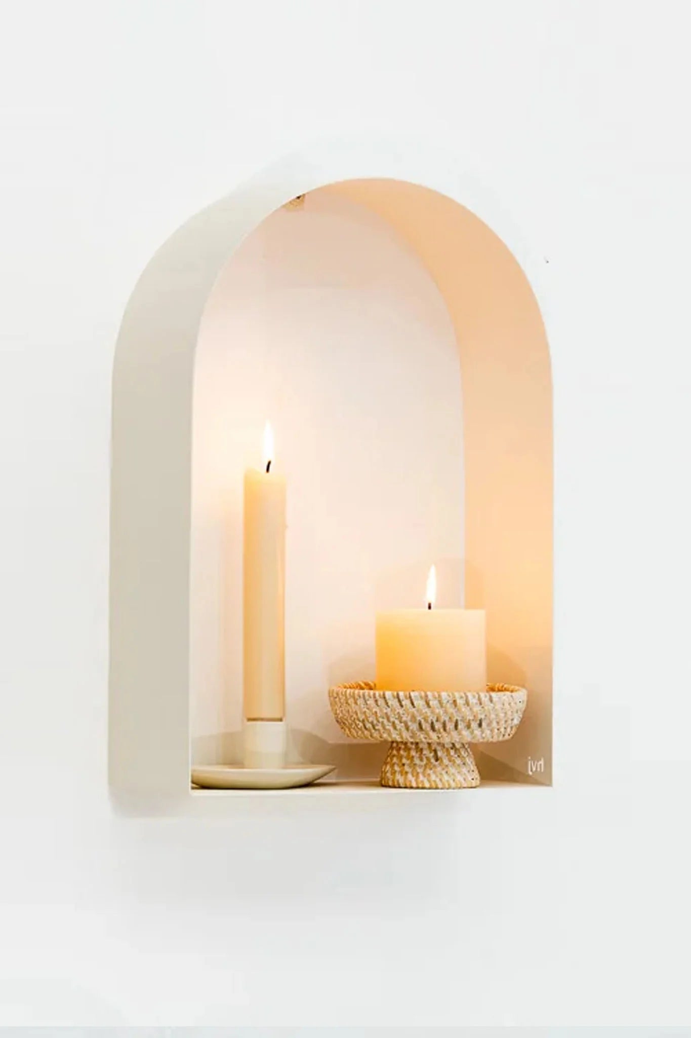 HVJ CHAPEL Metall Regal weiß