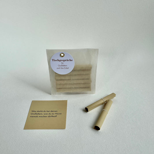 Tischgespräch Kommunikationskärtchen