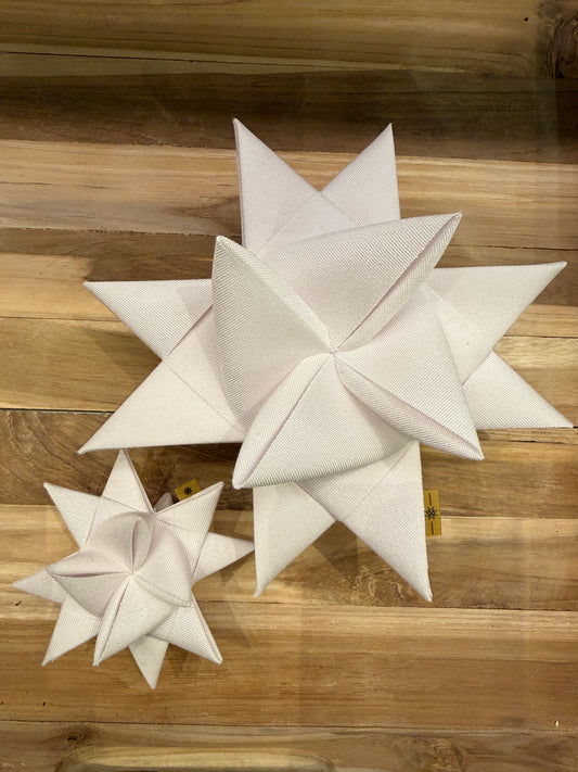 Stjernefabrikken Stern Canvas weiß medium 16 cm
