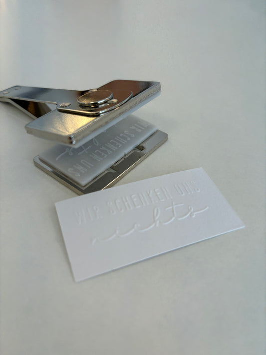 Prägeplatte für Prägezange, verschiedene Motive