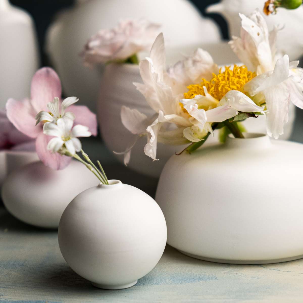 Klatt Objects Vase Anna Porzellan, verschiedene Designs