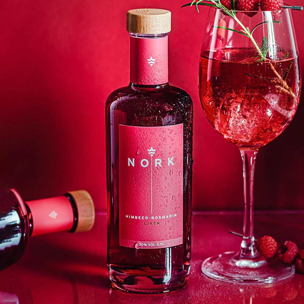 NORK Himbeer Rosmarin Likör 500ml