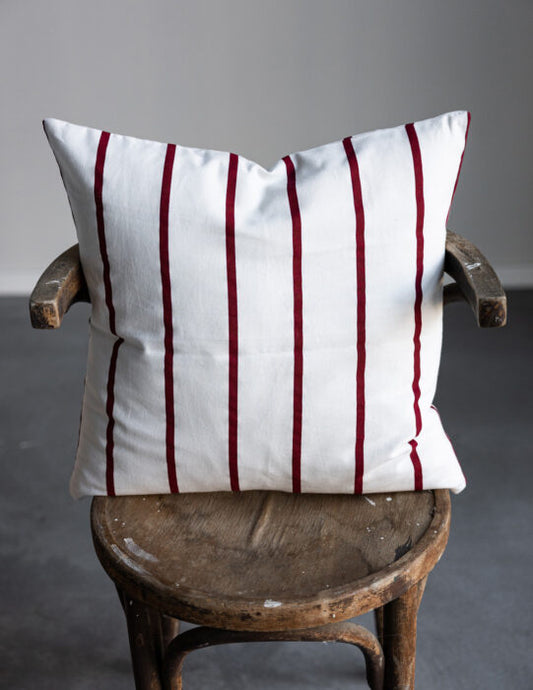Storefactory Kissenhülle KARLSTORP rot/weiß