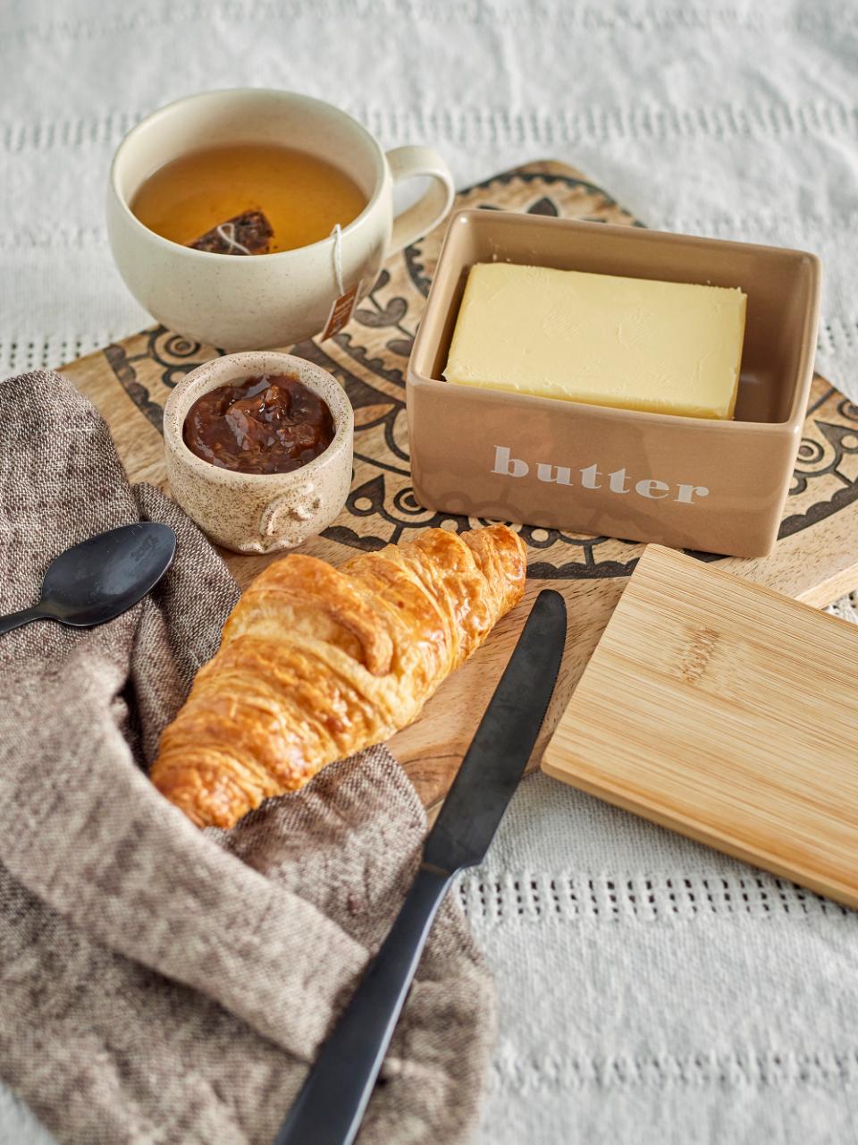 Bloomingville Butterdose Hanyu braun