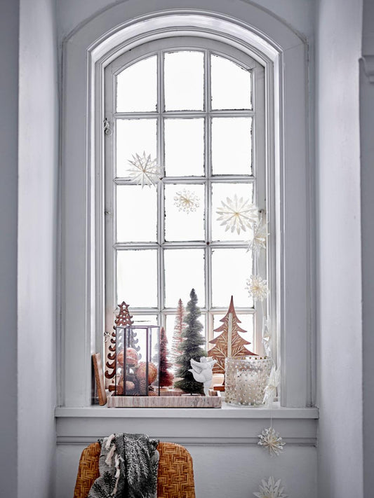 Bloomingville Girlande BELLAC Papiersterne weiß