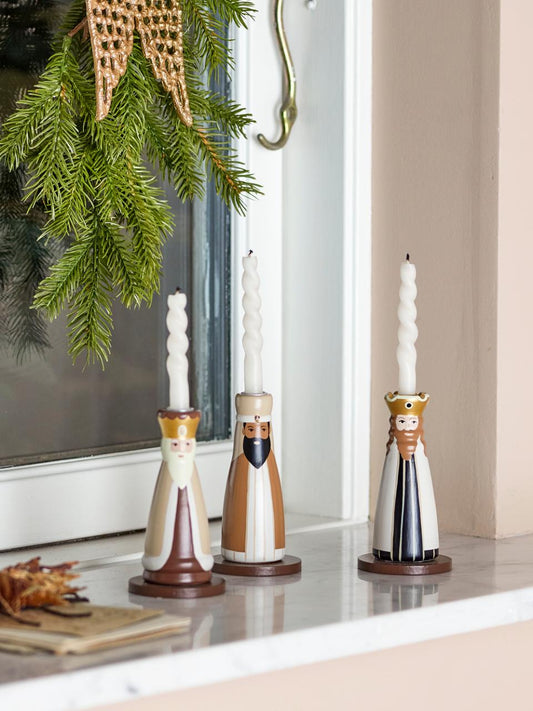 Bloomingville BETIL Heilige 3 Könige Kerzenhalter Set