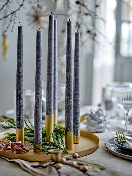 Bloomingville Kerzentablett MAXIME gold magnetisch