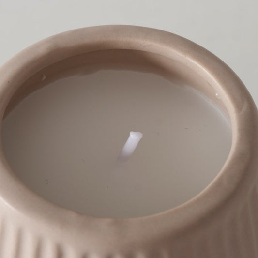 Kerze POMMERY in Keramikgefäß, verschiedene Farben