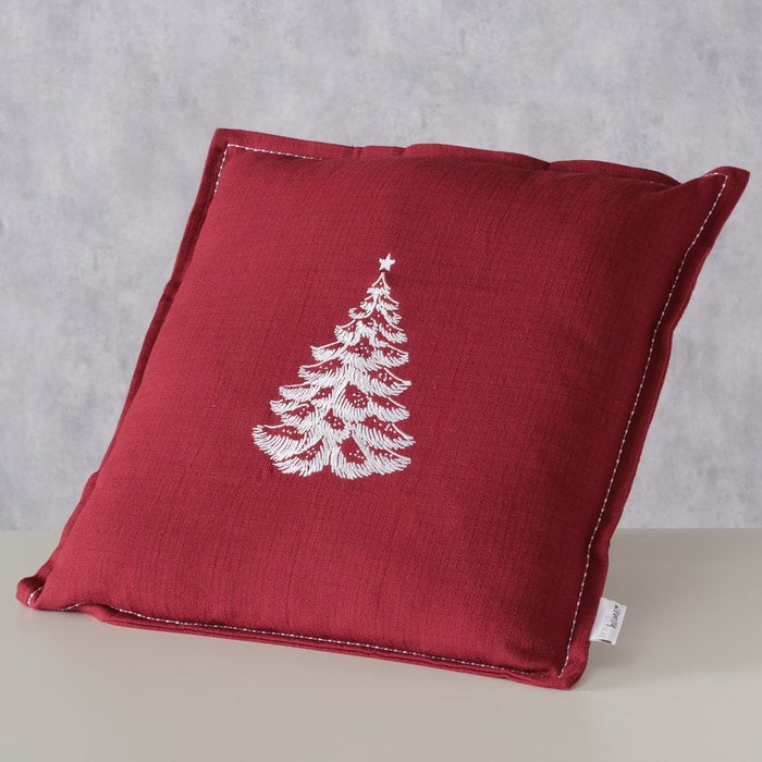 Kissen NAEMI Tanne rot 45 x 45