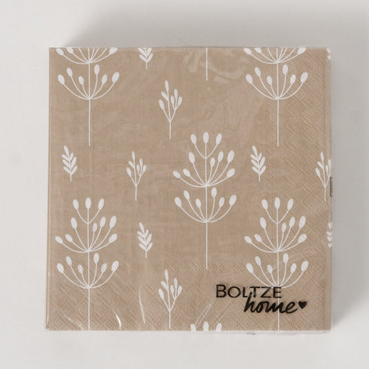 Serviette FARAH beige 20 Stück