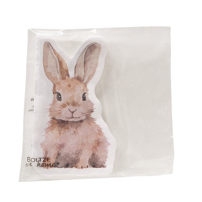 Servietten Hase HANSI 16 cm