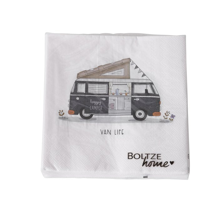 Servietten VANLIFE 20 Stück, verschiedene Ausführungen