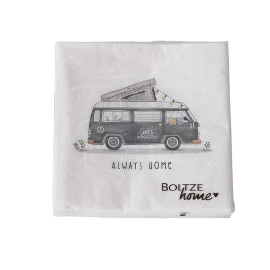 Servietten VANLIFE 20 Stück, verschiedene Ausführungen