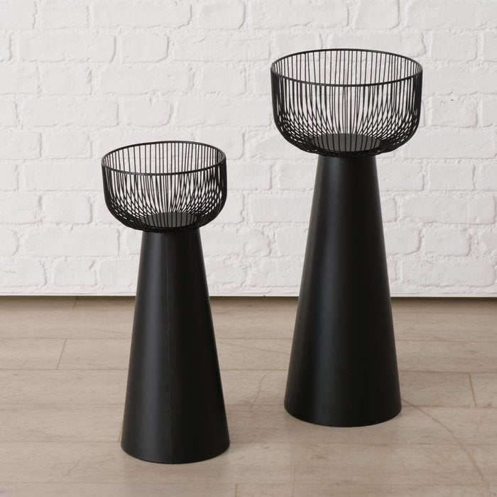 Dekosäule CINDY schwarz, verschiedene Größen