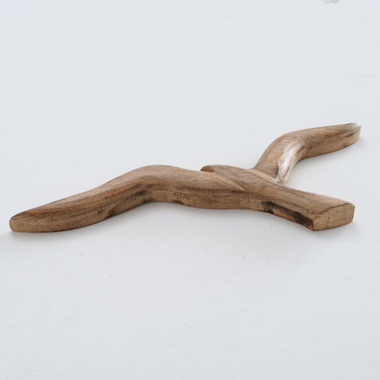 Wandobjekt VÖGEL Mangoholz Set/2 Stück