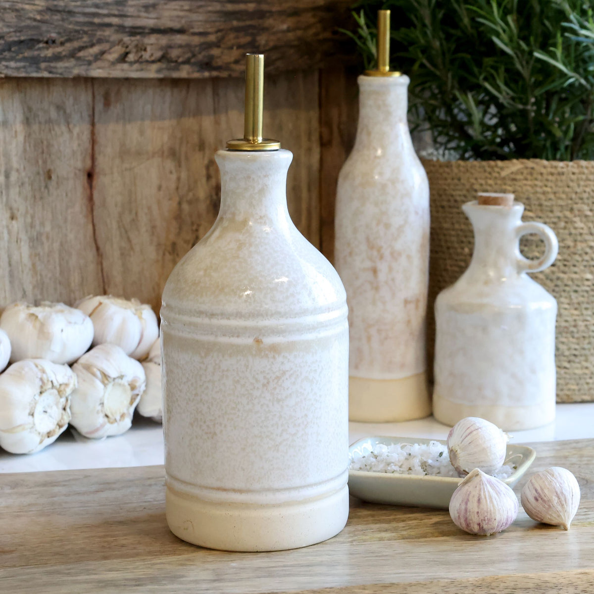 Chic Antique Ölflasche mit Ausgießer, verschiedene Ausführungen