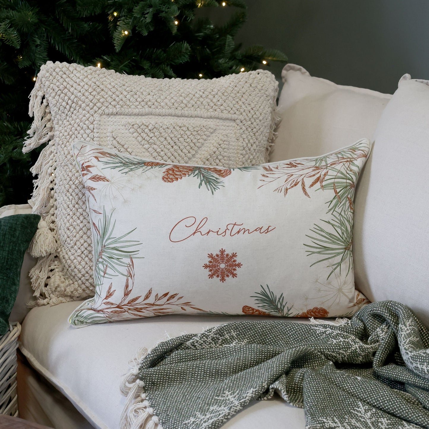 Chic Antique Kissenbezug TANNE CHRISTMAS 60 x 40 cm