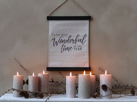 Chic Antique Bild mit schwarzem Rahmen "WONDERFUL TIME" A4