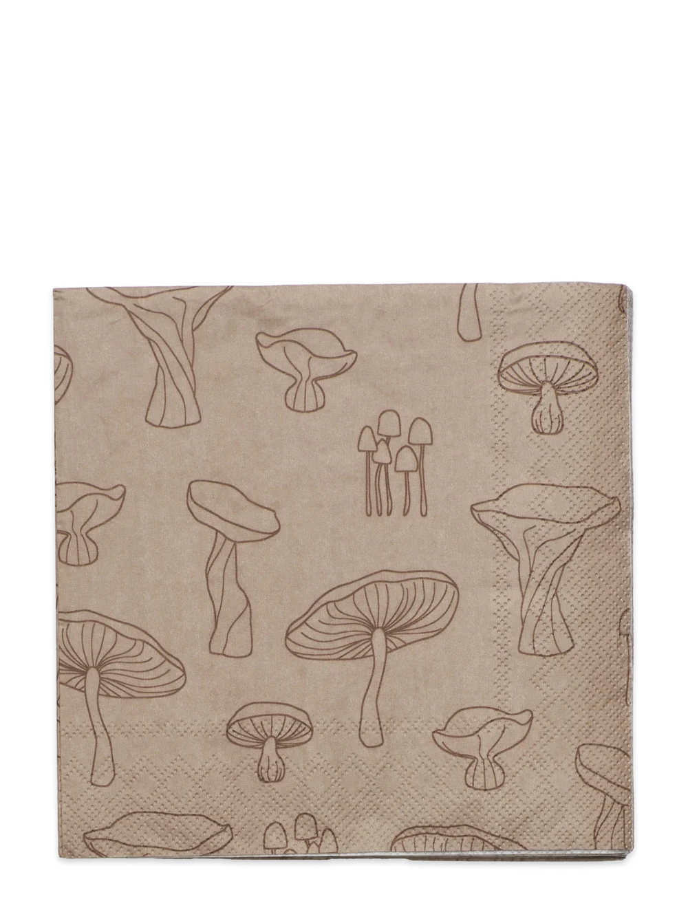 Cooee Servietten FUNGI Pilze sandfarben