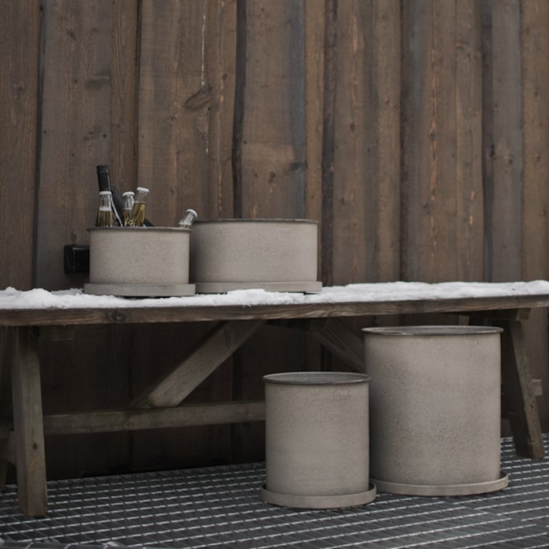 DBKD Pflanzkübel PLANT BOWL beige, verschiedene Größen