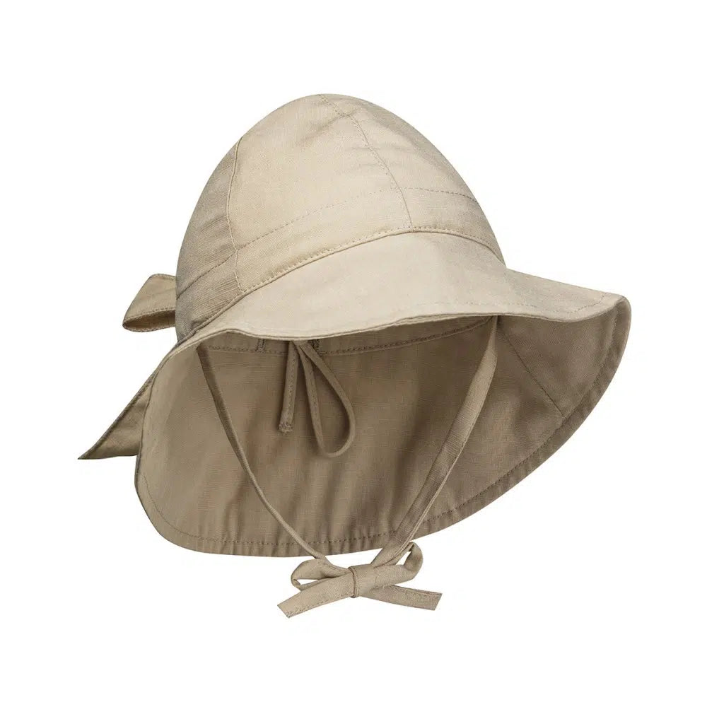 Elodie Sonnenhut mit Schleife beige