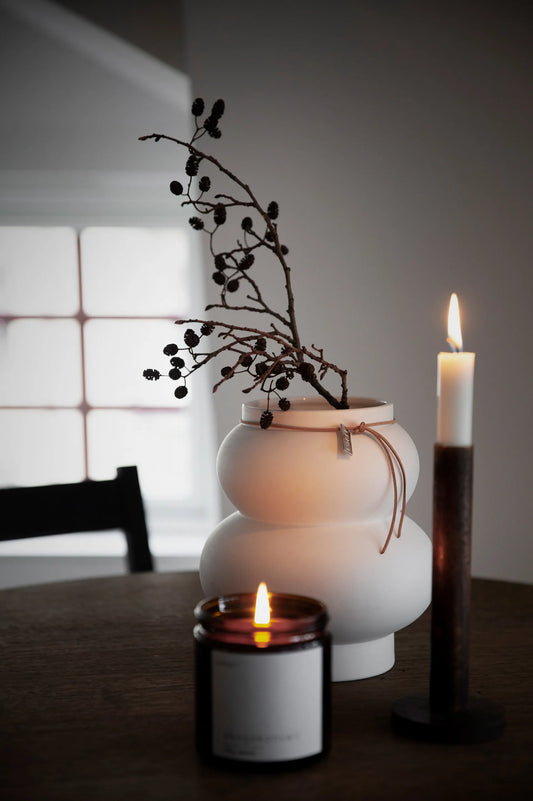 Ernst Vase Keramik beige bauchig, verschiedene Größen