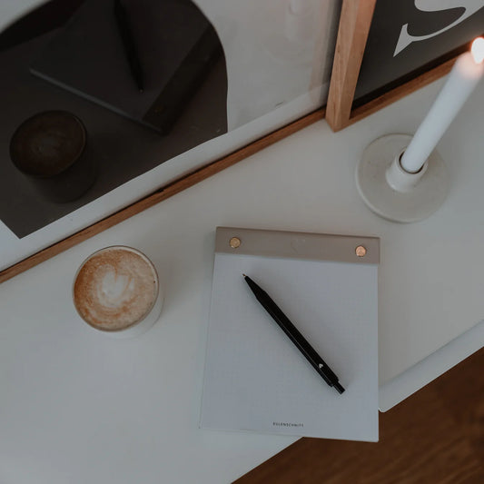 Eulenschnitt Kugelschreiber HERZ schwarz