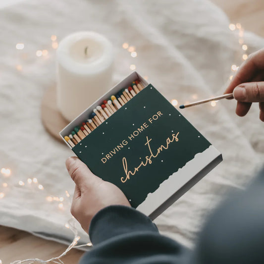 Eulenschnitt Streichhölzer Box WEIHNACHTSAUTO