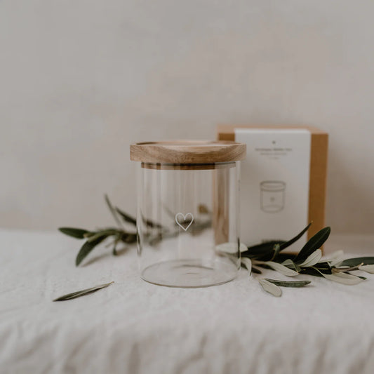 Eulenschnitt Vorratsglas Herz, verschiedene Ausführungen