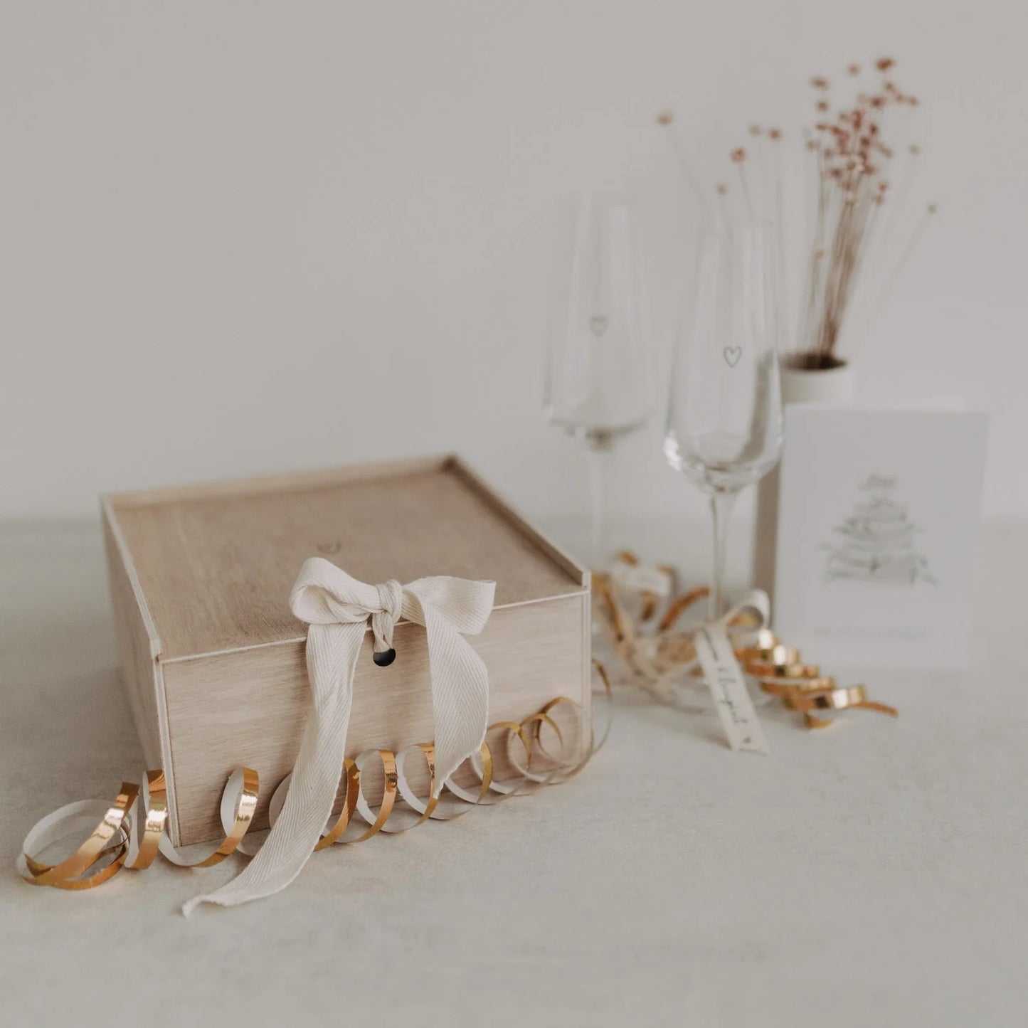 Eulenschnitt Erinnerungsbox Geschenkbox HERZ Holz