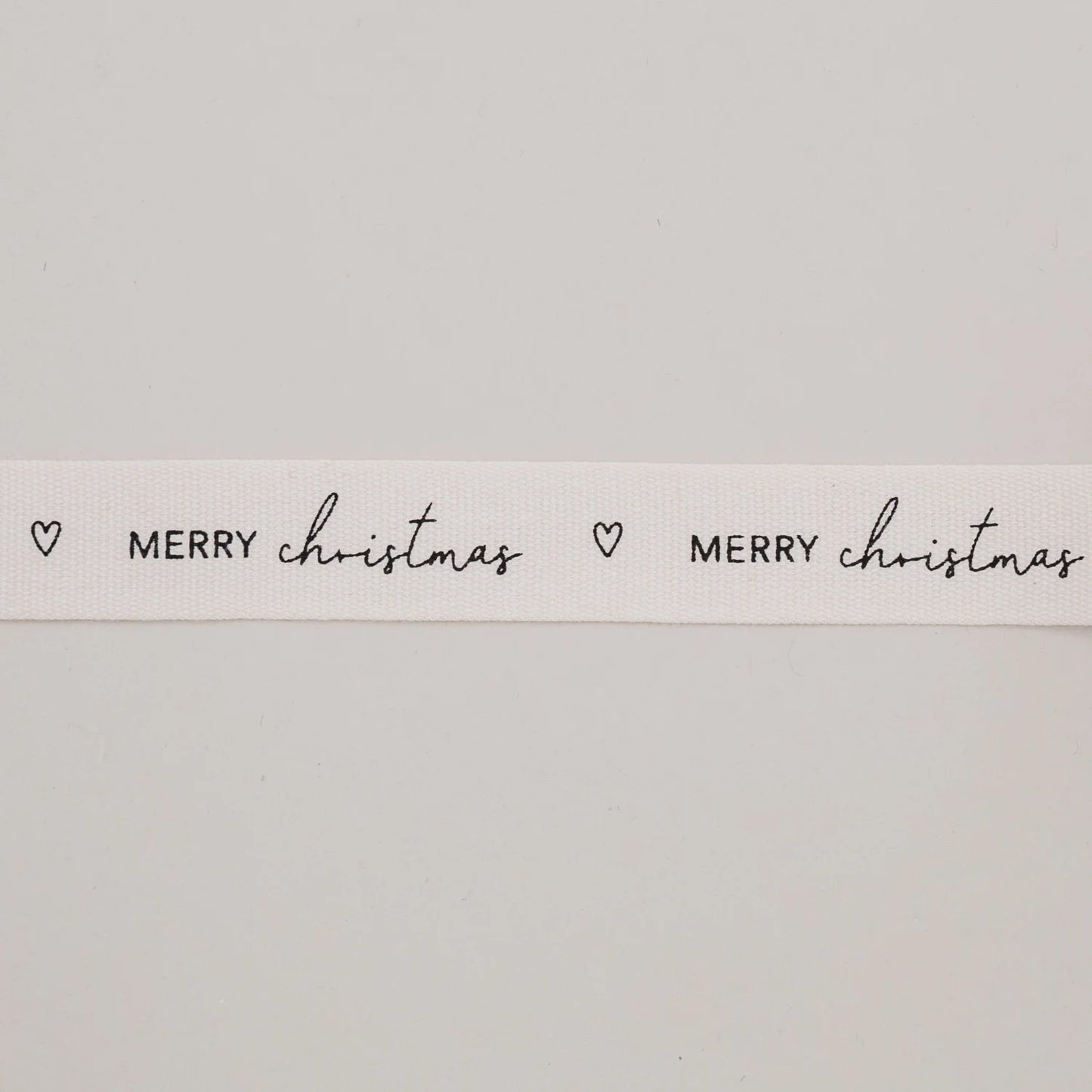 Eulenschnitt Geschenkband MERRY CHRISTMAS 5 m