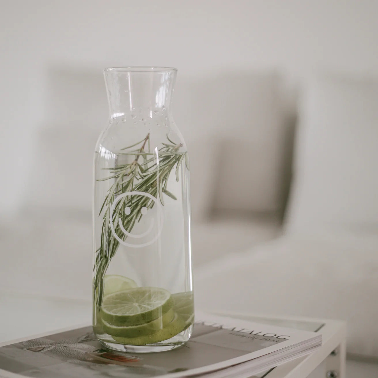 Eulenschnitt Karaffe Glas, verschiedene Ausführungen