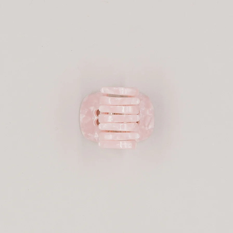 Eulenschnitt Haarspange klein HERZ BLUSH rosa perlmutt