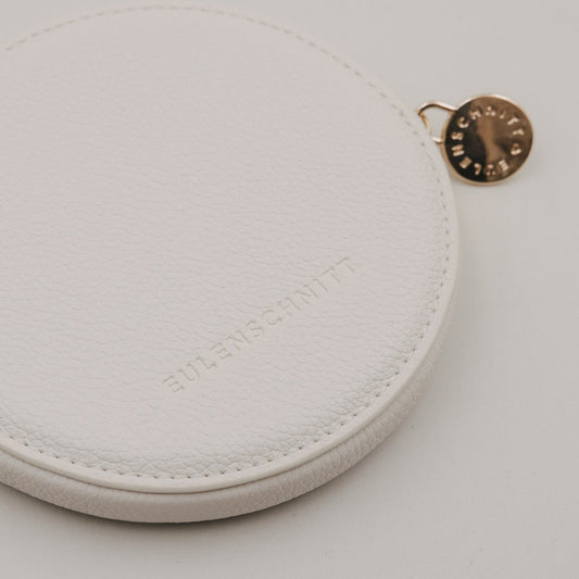 Eulenschnitt Portemonnaie HERZ beige creme