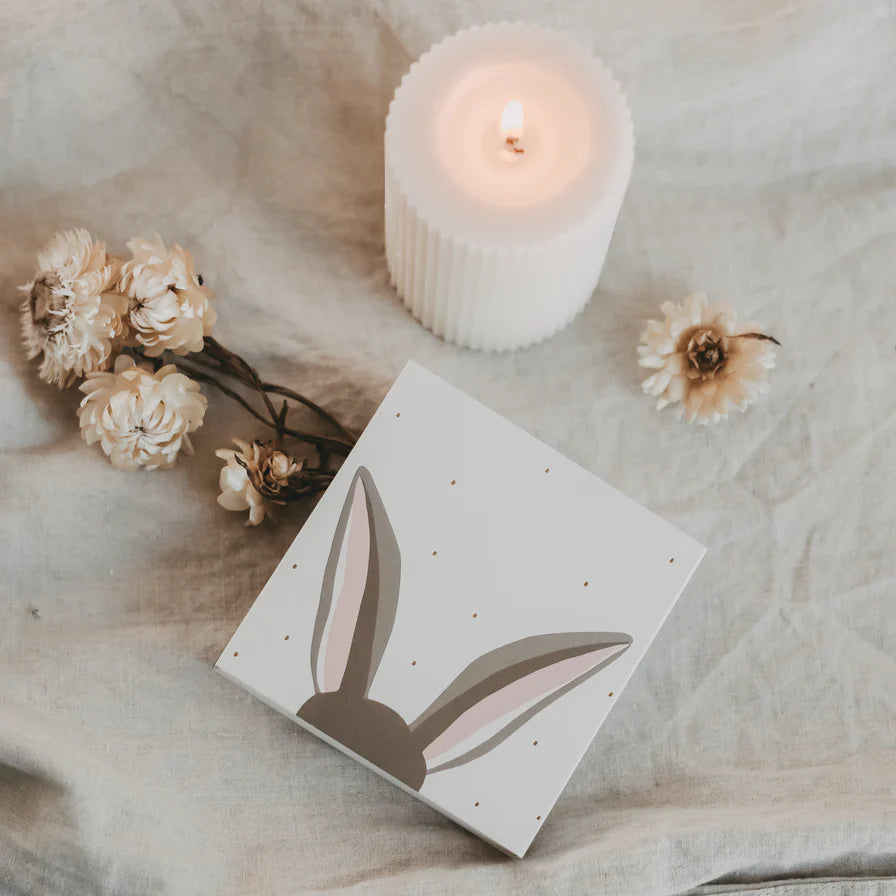 Eulenschnitt Streichhölzer Box FROHE OSTERN Hase