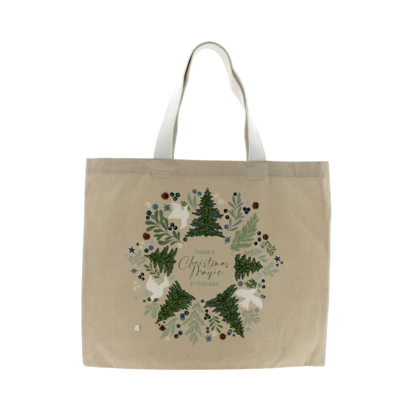 Baumwolltasche WREATH beige