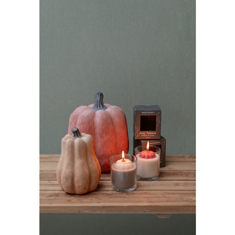 Kerze im Glas COZY PUMPKIN 8 cm