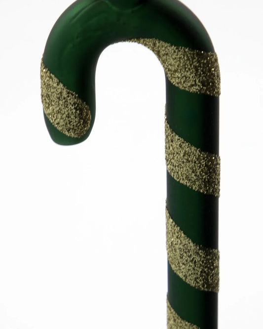 House Doctor Ornament ZUCKERSTANGE grün gold 4 Stk.