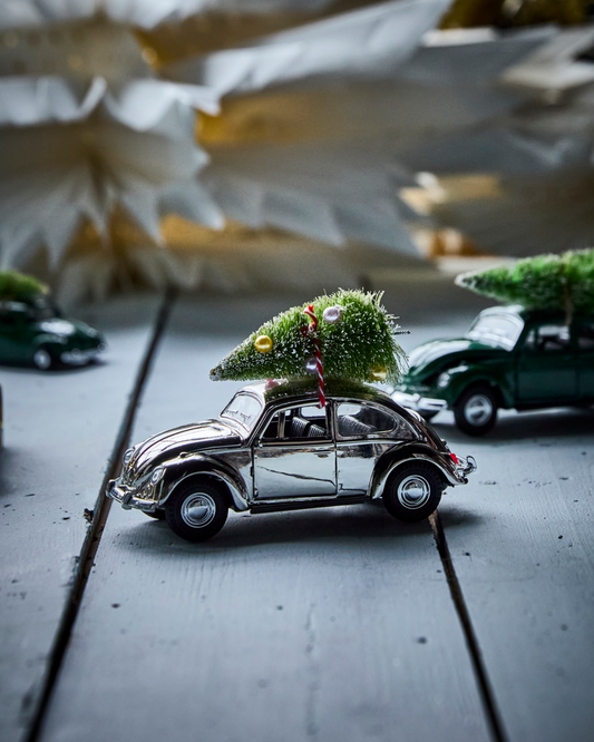 House Doctor XMAS CAR silber 12,5 cm