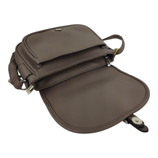 Handtasche ZOE taupe grau