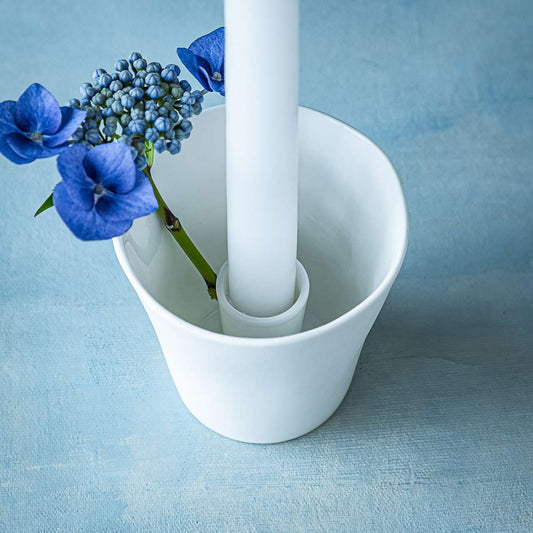 Klatt Objects FIFO Porzellan Kerzenhalter / Vase, verschiedene Größen