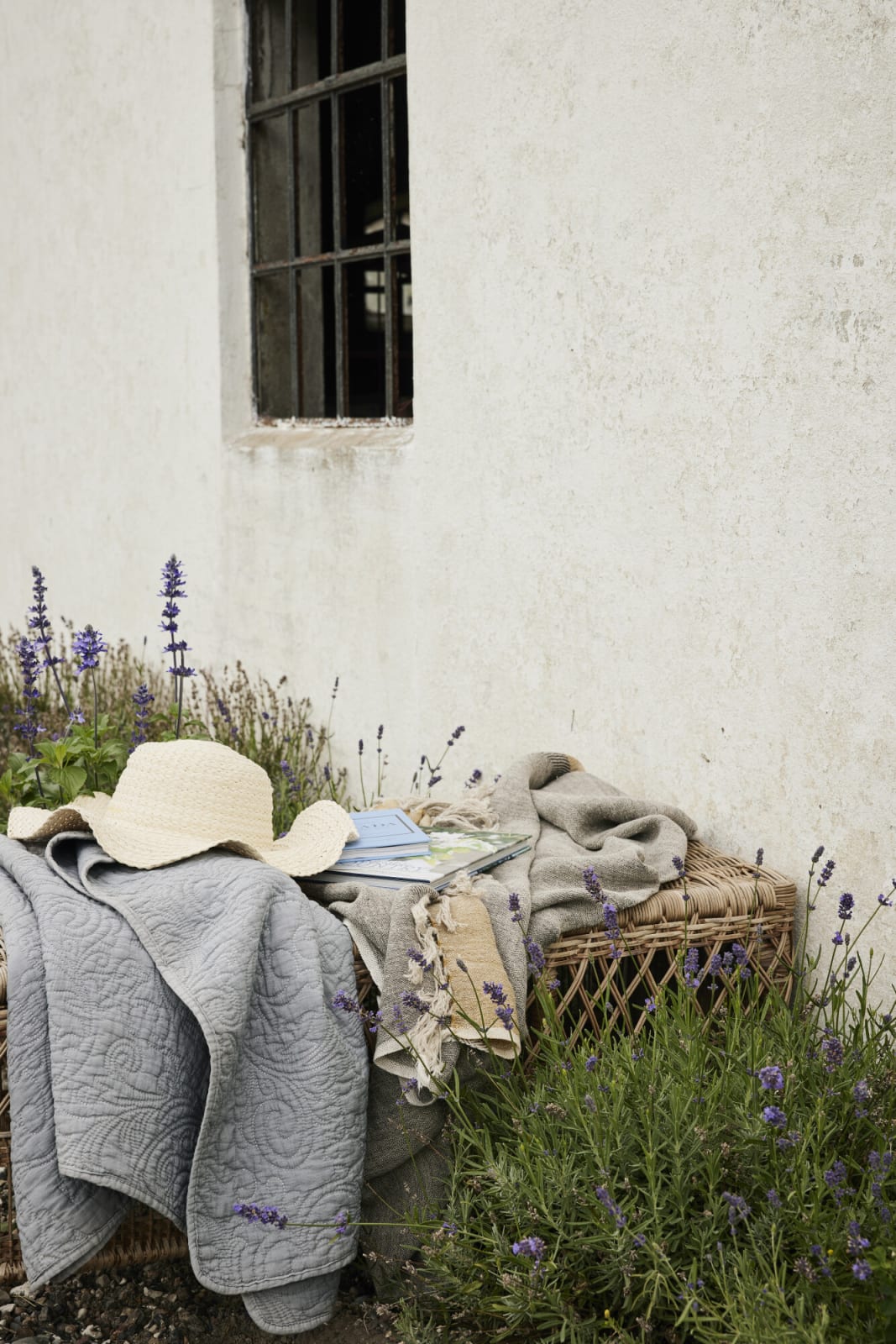 Lene Bjerre Decke Überwurf ISABELLE silber grau 130 x 170 cm