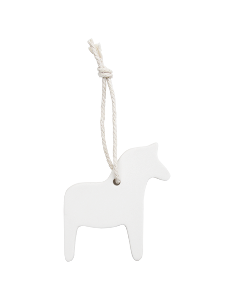 Keramik Anhänger DALA PFERD, verschiedene Farben