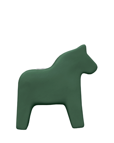Kerzenhalter / Vase Dala Pferd grün
