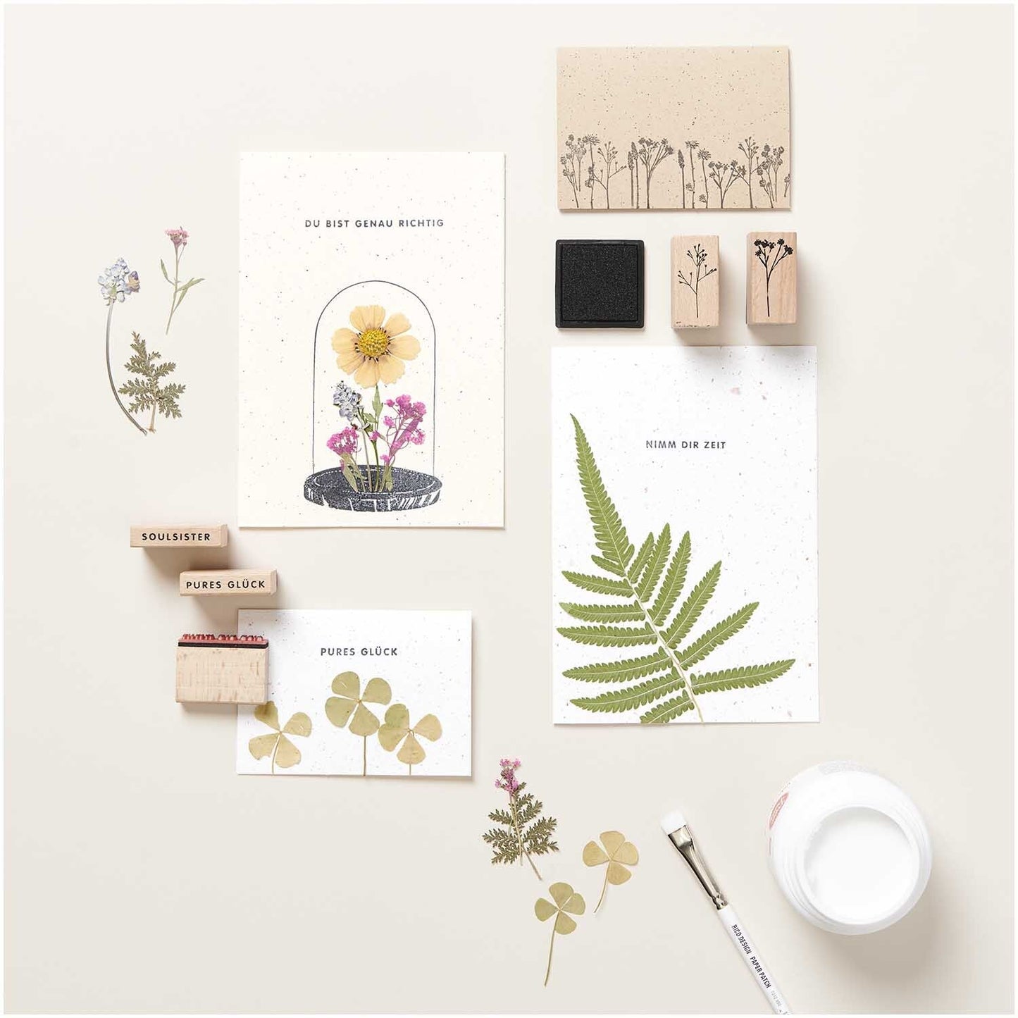 Rico Design Stempelset HAPPINESS