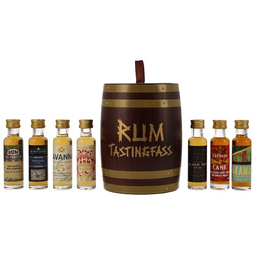Rum Tasting Fass 7 x 0,02 L im Holzfass